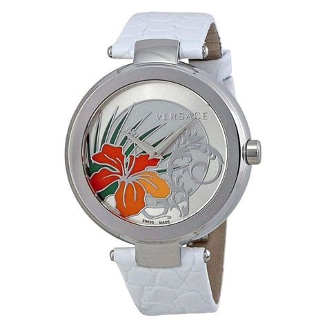 versace hibiscus|Versace I9Q99D1HI Women's Mystique Hibiscus Stainless Steel .